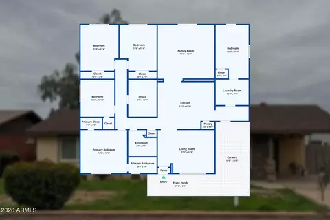 Floorplan - 7613 W Devonshire Ave, Phoenix, AZ 85033 photo 1 of 1