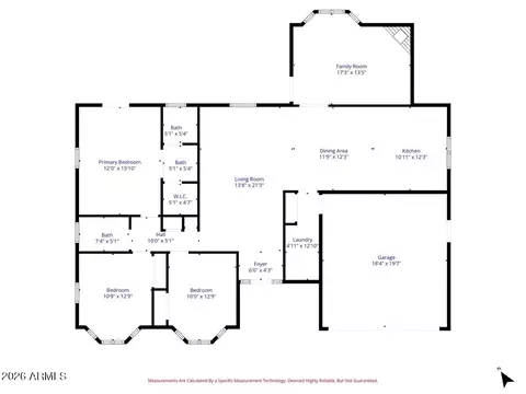 Floorplan - 5606 Enrose St, Mesa, AZ 85205 photo 1 of 2