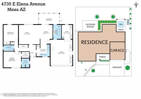 Floorplan - 4735 Elena Ave, Mesa, AZ 85206 photo 2 of 2