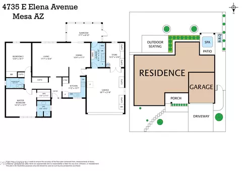 Floorplan - 4735 Elena Ave, Mesa, AZ 85206 photo 1 of 2