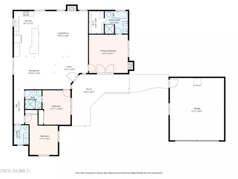 Floorplan - 1802 E Stella Ln, Phoenix, AZ 85016 photo 1 of 1
