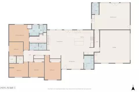 Floorplan - 2076 E Willis Rd, Gilbert, AZ 85297 photo 2 of 2