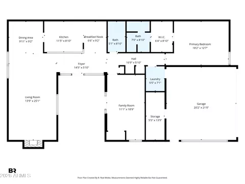 Floorplan - 4816 Earll Dr, Phoenix, AZ 85018 photo 1 of 1
