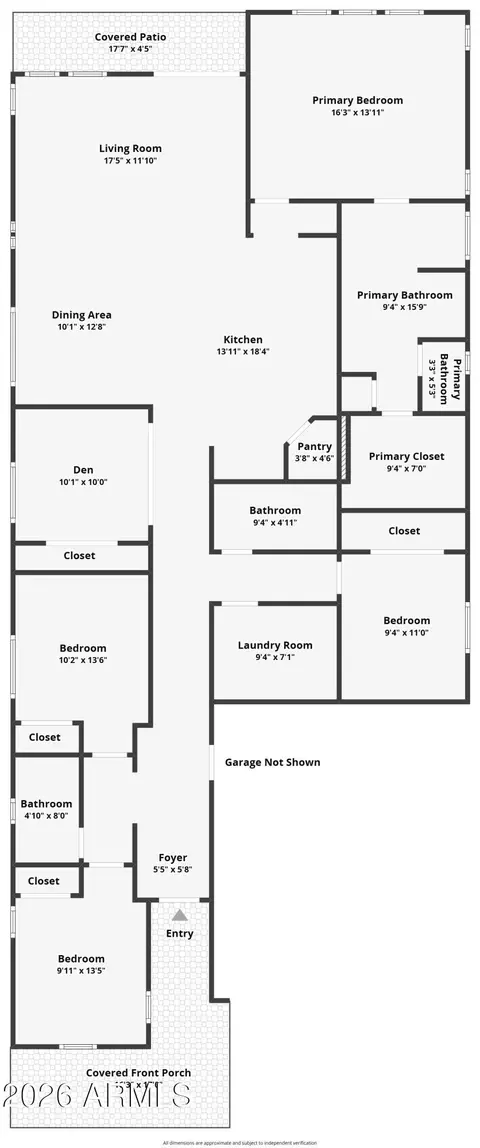 Floorplan - 10334 E Nichols Ave, Mesa, AZ 85209 photo 2 of 2
