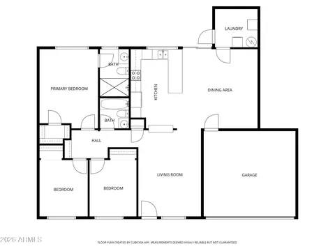 Floorplan - 2602 E Grovers Ave, Phoenix, AZ 85032 photo 2 of 2