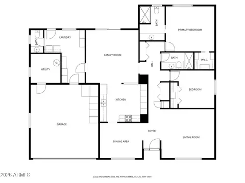 Floorplan - 528 S Roanoke --, Mesa, AZ 85206 photo 1 of 1