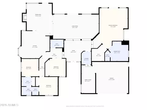 Floorplan - 2630 E Silverwood Dr, Phoenix, AZ 85048 photo 1 of 2