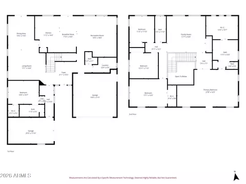 Floorplan - 2486 E Lindrick Dr, Gilbert, AZ 85298 photo 1 of 1