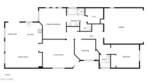 Floorplan - 3938 W Hackamore Dr, Phoenix, AZ 85083 photo 1 of 1