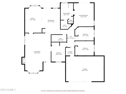 Floorplan - 1213 E Divot Dr, Tempe, AZ 85283 photo 1 of 1