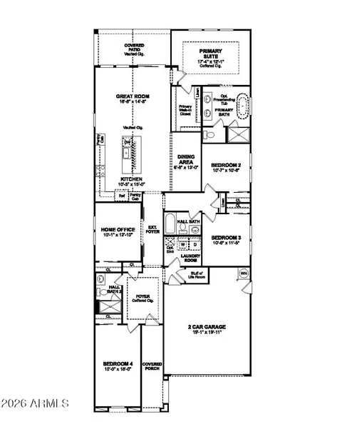 Floorplan - 7764 W Sands Rd, Glendale, AZ 85303 photo 1 of 1