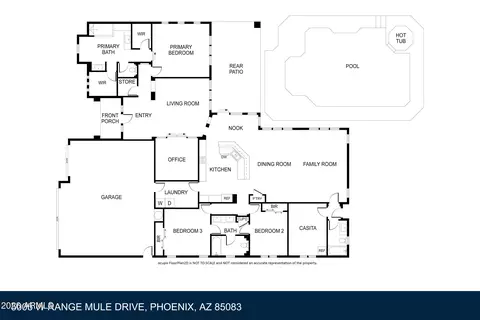 Floorplan - 5005 W Range Mule Dr, Phoenix, AZ 85083 photo 2 of 2