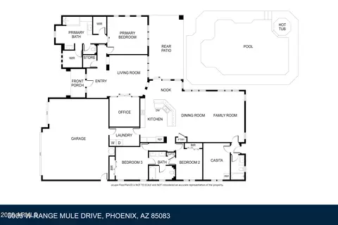 Floorplan - 5005 W Range Mule Dr, Phoenix, AZ 85083 photo 1 of 2
