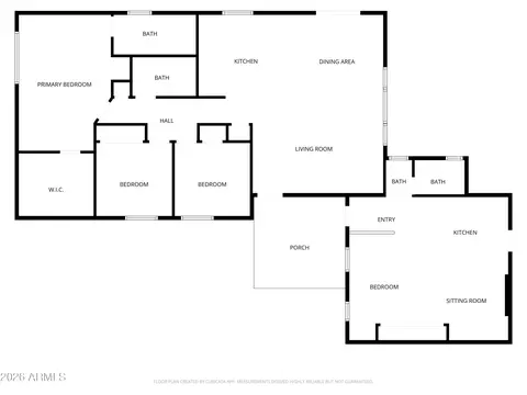Floorplan - 3708 E Wethersfield Rd, Phoenix, AZ 85032 photo 2 of 2