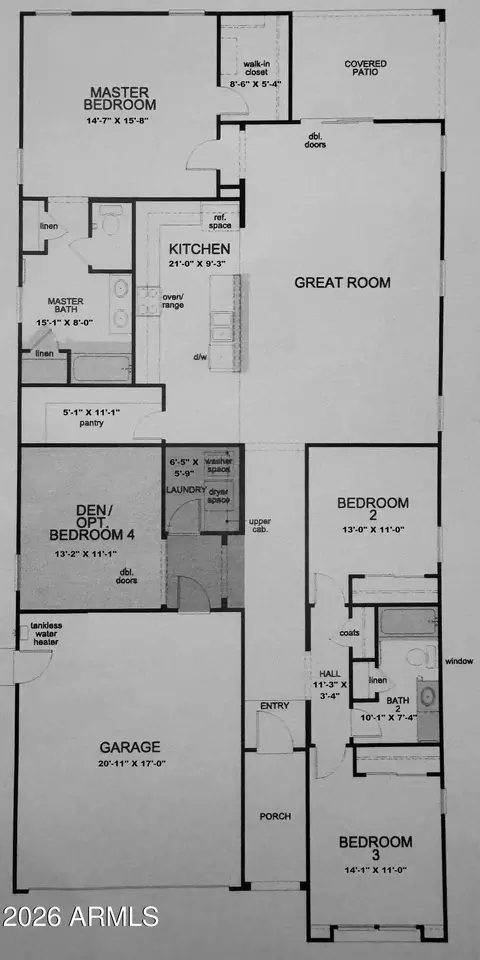 Floorplan - 5011 E Greenway St, Mesa, AZ 85205 photo 2 of 2