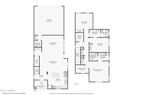 Floorplan - 4366 E Rosemonte Dr, Phoenix, AZ 85050 photo 3 of 3