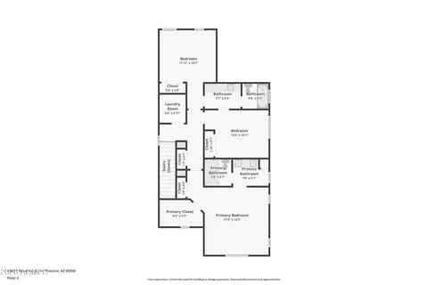 Floorplan - 4366 E Rosemonte Dr, Phoenix, AZ 85050 photo 2 of 3