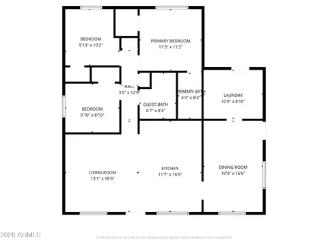Floorplan - 2363 E Caballero St, Mesa, AZ 85213 photo 1 of 1