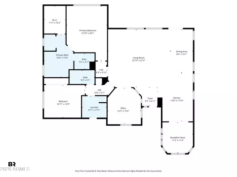 Floorplan - 4128 E Jude Ln, Gilbert, AZ 85298 photo 1 of 1