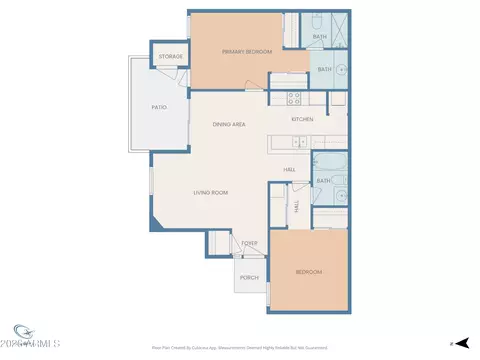 Floorplan - 1333 E Morten Ave #105, Phoenix, AZ 85020 photo 2 of 2