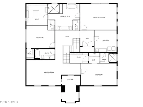 Floorplan - 625 W Echo Ln, Phoenix, AZ 85021 photo 2 of 4