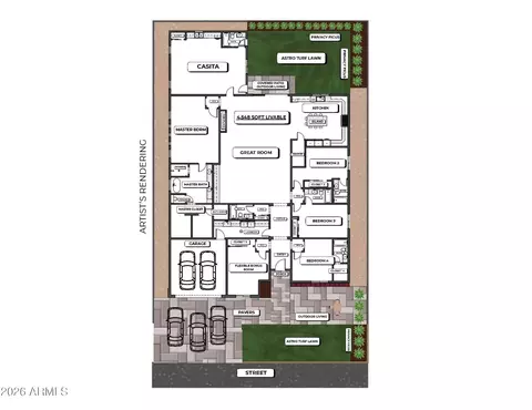 Floorplan - 3002 N 53rd Pl, Phoenix, AZ 85018 photo 1 of 2