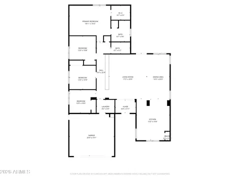 Floorplan - 11450 E Quicksilver Ave, Mesa, AZ 85212 photo 1 of 1