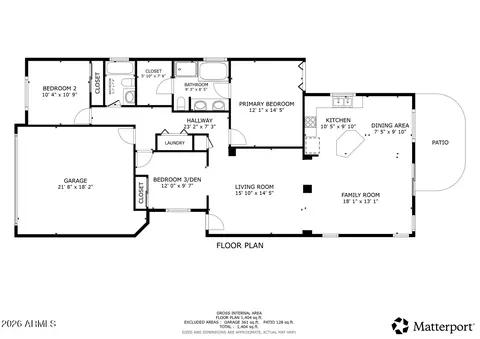 Floorplan - 4626 E Charleston Ave, Phoenix, AZ 85032 photo 1 of 2