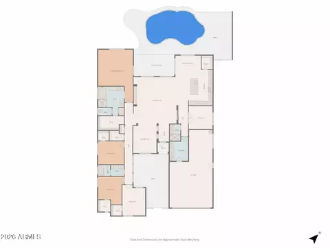 Floorplan - 2482 E Plum St, Gilbert, AZ 85298 photo 2 of 2