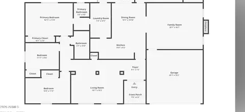 Floorplan - 1301 S Hall --, Mesa, AZ 85204 photo 1 of 1