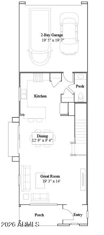 Floorplan - 9738 W Verde Ln, Phoenix, AZ 85037 photo 1 of 2