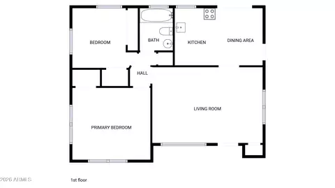 Floorplan - 312 N 84th Pl, Mesa, AZ 85207 photo 1 of 1