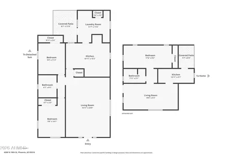 Floorplan - 4200 N 19th St, Phoenix, AZ 85016 photo 2 of 2