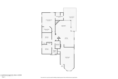 Floorplan - 1416 E Sierra Madre Ave, Gilbert, AZ 85296 photo 1 of 1