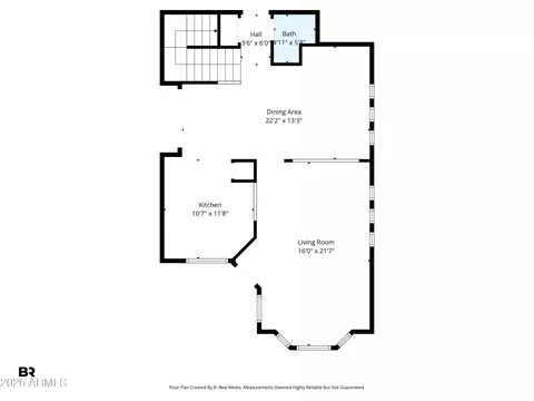 Floorplan - 1317 S Banning St, Gilbert, AZ 85296 photo 4 of 6