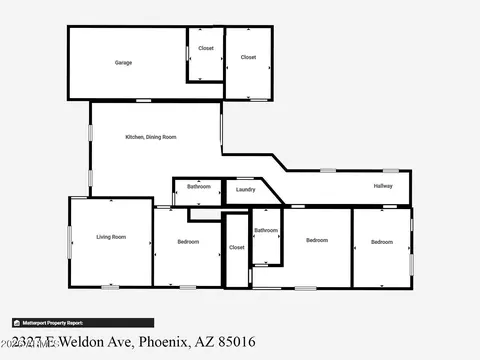 Floorplan - 2327 E Weldon Ave, Phoenix, AZ 85016 photo 1 of 2