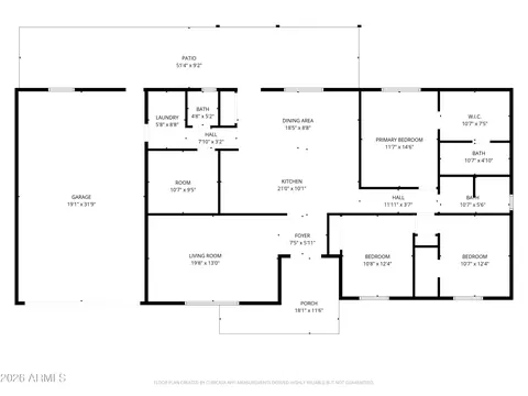 Floorplan - 853 E Fairfield St, Mesa, AZ 85203 photo 2 of 2