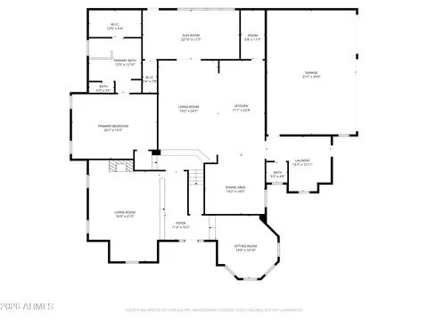 Floorplan - 1832 E Menlo St, Mesa, AZ 85203 photo 5 of 6