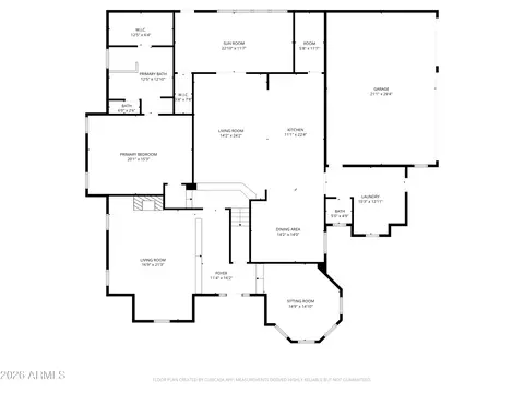 Floorplan - 1832 E Menlo St, Mesa, AZ 85203 photo 2 of 6