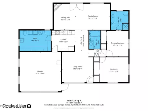 Floorplan - 5422 E Dodge St, Mesa, AZ 85205 photo 1 of 1