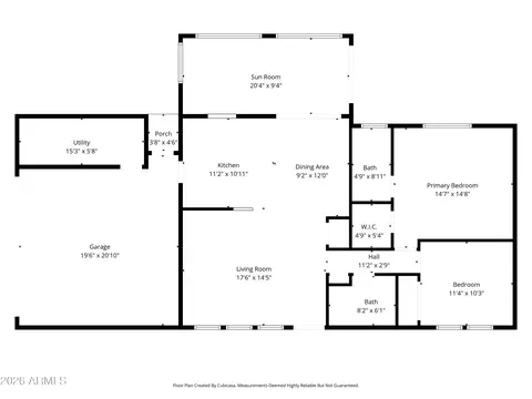 Floorplan - 7009 Exmoor Dr, Mesa, AZ 85208 photo 1 of 1
