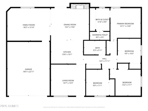 Floorplan - 11830 S Eagleman Dr, Phoenix, AZ 85044 photo 1 of 2