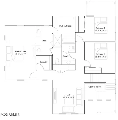 Floorplan - 10225 S Flume Trl, Apache Junction, AZ 85120 photo 2 of 2