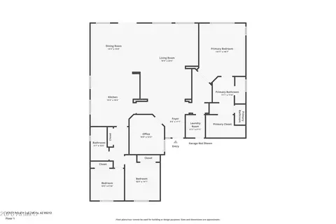 Floorplan - 7919 E Posada Ave, Mesa, AZ 85212 photo 1 of 1