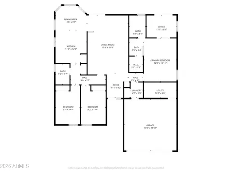 Floorplan - 3827 E Larkspur Dr, Phoenix, AZ 85032 photo 1 of 1