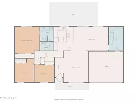 Floorplan - 3916 E Bloomfield Rd, Phoenix, AZ 85032 photo 2 of 2