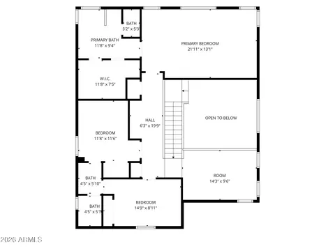 Floorplan - 3320 E Merlot St, Gilbert, AZ 85298 photo 2 of 5