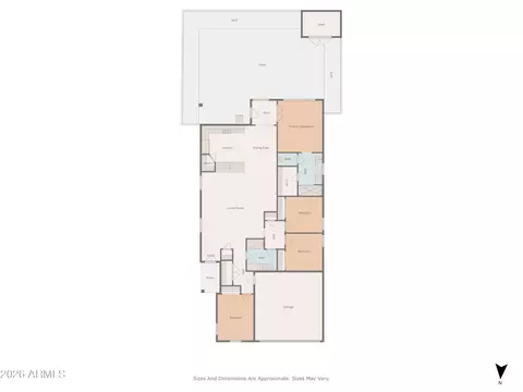 Floorplan - 4143 E Appaloosa Rd, Gilbert, AZ 85296 photo 2 of 2