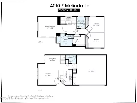 Floorplan - 4010 E Melinda Ln, Phoenix, AZ 85050 photo 1 of 1