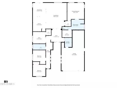Floorplan - 3637 E Dublin St, Gilbert, AZ 85295 photo 1 of 1